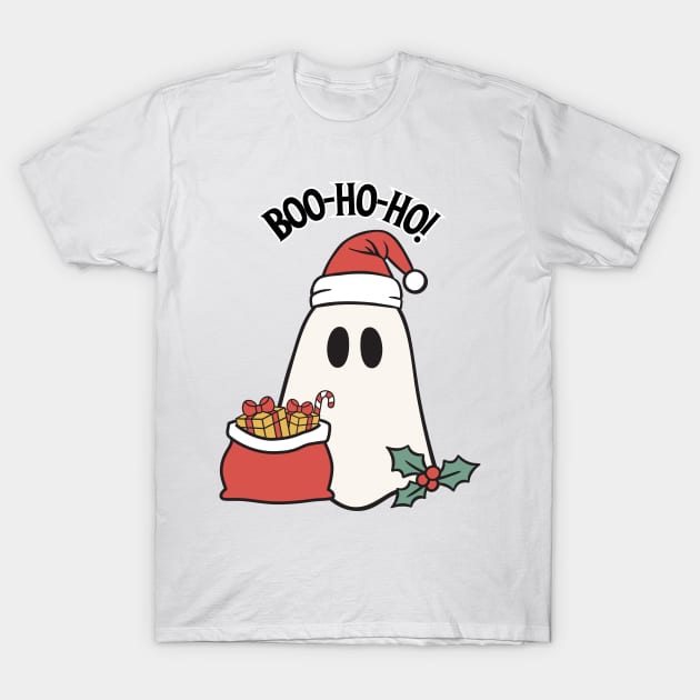 Christmas Ghost T-Shirt by Norse Magic